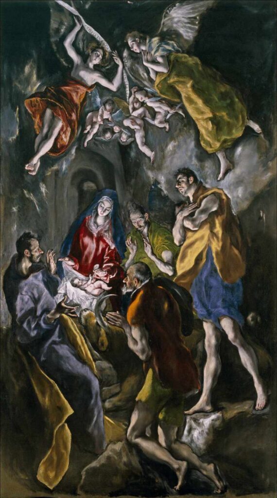 Grafika: El Greco; The Adoration of the Shepherds